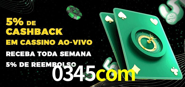Promoções do cassino ao Vivo 0345com